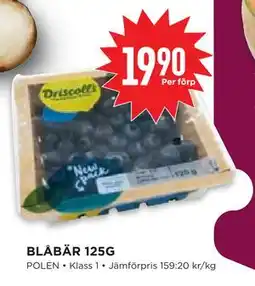 Willys Hemma BLÅBÄR 125G erbjuda