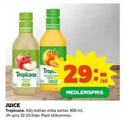 Coop Daglivs JUICE erbjuda