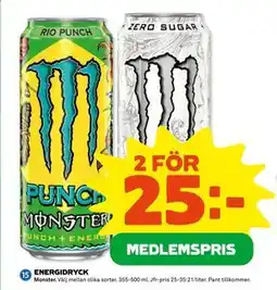 Coop Daglivs ENERGIDRYCK erbjuda
