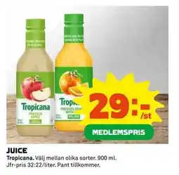 Coop Daglivs JUICE erbjuda