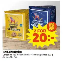 Coop Daglivs KNÄCKEBRÖD erbjuda