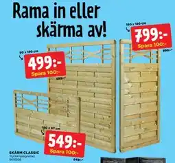Jem&Fix SKÄRM CLASSIC erbjuda