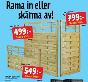 Jem&Fix SKÄRM CLASSIC erbjuda