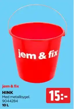 Jem&Fix HINK erbjuda