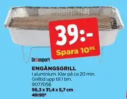 Jem&Fix ENGÅNGSGRILL erbjuda