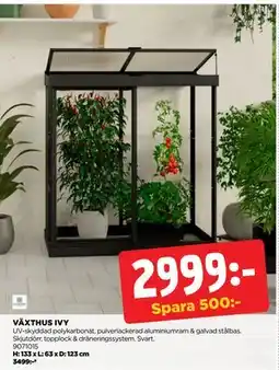 Jem&Fix VÄXTHUS IVY erbjuda