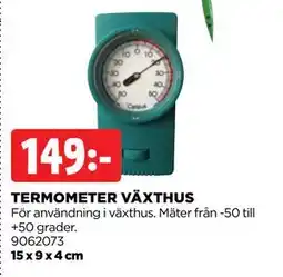 Jem&Fix TERMOMETER VÄXTHUS erbjuda