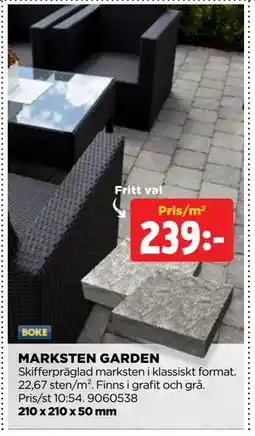 Jem&Fix MARKSTEN GARDEN erbjuda