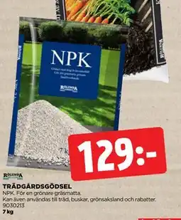 Jem&Fix TRÄDGÅRDSGÖDSEL erbjuda