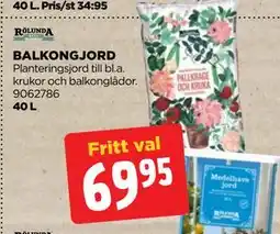 Jem&Fix BALKONGJORD erbjuda