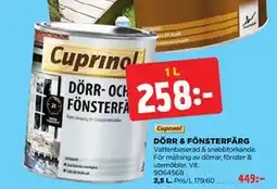 Jem&Fix DÖRR & FÖNSTERFÄRG erbjuda