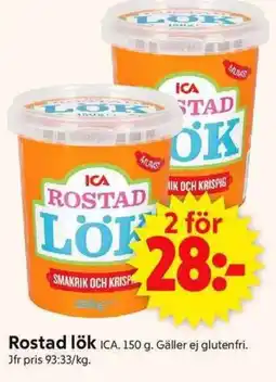 ICA Supermarket ICA Rostad lök erbjuda
