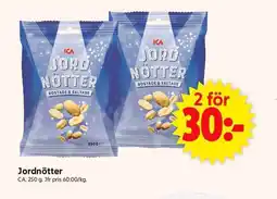 ICA Supermarket ICA Jordnötter erbjuda