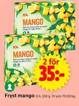 ICA Supermarket ICA Fryst mango erbjuda