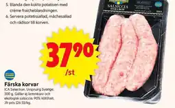 ICA Supermarket Färska korvar erbjuda