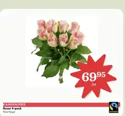 Hemköp Rosor 9-pack erbjuda