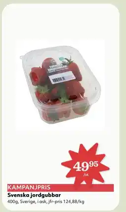 Hemköp Svenska jordgubbar erbjuda