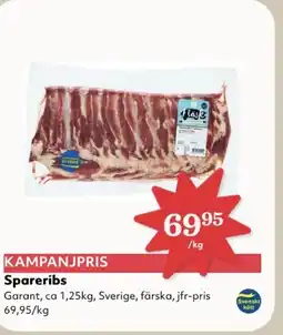 Hemköp Spareribs erbjuda