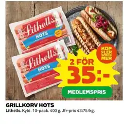 Coop GRILLKORV HOTS erbjuda