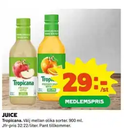 Coop JUICE erbjuda