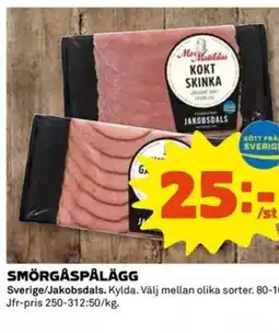 Coop SMÖRGÅSPÅLÄGG erbjuda