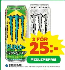 Coop ENERGIDRYCK erbjuda