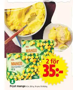 ICA Supermarket Fryst mango erbjuda