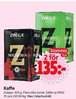 ICA Supermarket Kaffe erbjuda