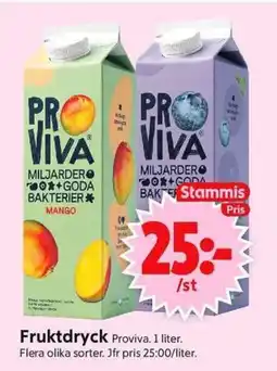 ICA Supermarket Fruktdryck erbjuda