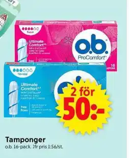 ICA Supermarket Tamponger erbjuda