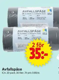 ICA Supermarket Avfallspåse erbjuda