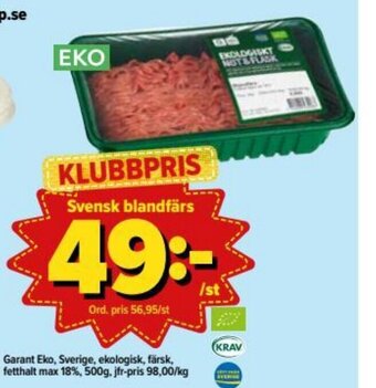 Östenssons Svensk blandfärs erbjuda