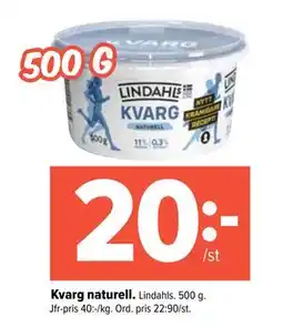 Coop Extra Kvarg naturell erbjuda