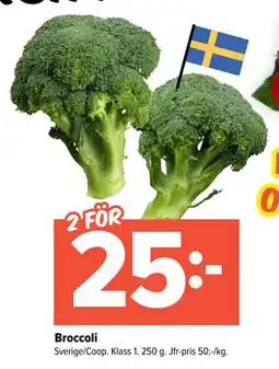 Coop Extra Broccoli erbjuda