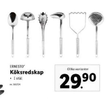 Lidl Ernesto Köksredskap erbjuda