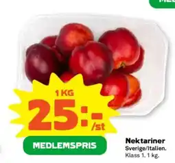 Stora Coop Nektariner erbjuda