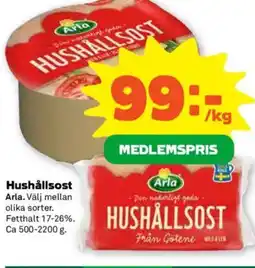 Stora Coop Hushållsost erbjuda