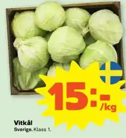 Stora Coop Vitkål erbjuda