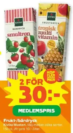 Stora Coop Frukt-/bärdryck erbjuda