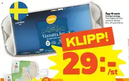 Stora Coop Ägg 10-pack erbjuda