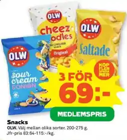 Stora Coop Snacks erbjuda