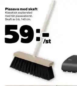 Stora Coop Piasava med skaft erbjuda