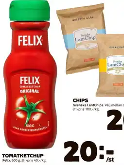 Coop FELIX Tomatketchup erbjuda
