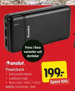Jula Powerbank erbjuda