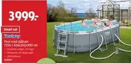 Jula Pool med stålram 7250 l 424x250x100 cm erbjuda