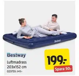 Jula Luftmadrass 203x152 cm erbjuda
