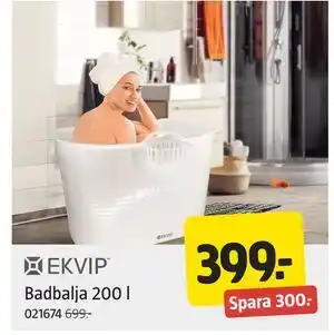 Jula Badbalja 200 l erbjuda