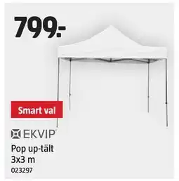 Jula Pop up-tält 3x3 m erbjuda