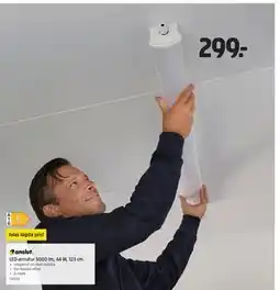 Jula LED-armatur 5000 lm, 44 W, 123 cm erbjuda