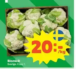 Stora Coop Blomkål erbjuda